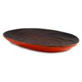 thumbnail image 3 of Enrico Mango Serving Platter, Spiral, Black, 3 of 7