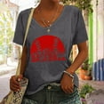 thumbnail image 1 of Birdeem T-Shirt Sans Manches à Col en V Imprimé Mode Décontractée pour Femmes, 1 of 7