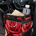 thumbnail image 6 of Rose Foldable Car Trash Can with Lid, Leak-proof and Hanging Storage Bag - Car Trash Bin for Convenient Use, 6 of 6