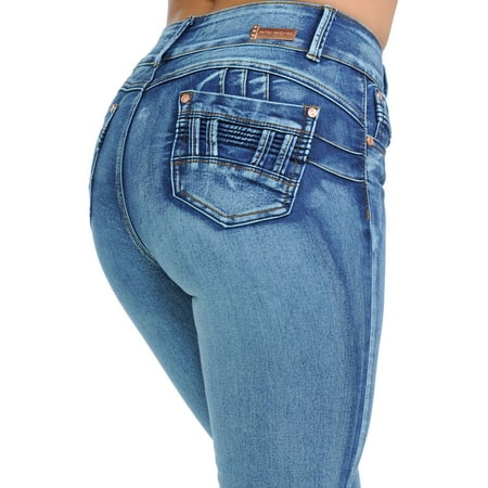 Colombian Design, Butt Lift, Levanta Cola, High Waist, Skinny Jeans (Best Jeans For No Butt)