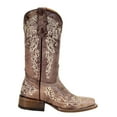 thumbnail image 5 of Corral Western Boots Girls 10" Pull On Leather Embroidery Brown A2980, 5 of 5