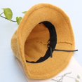 thumbnail image 3 of CoCopeaunts Ladies Bucket Hat Autumn Winter Lambswool Velvet Fisherman Hats Simple Solid Color Casual All-Match Bucket Caps, 3 of 8