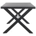 thumbnail image 4 of Safavieh Core Modern Aluminum Outdoor Dining Table, Black, 4 of 9