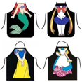 thumbnail image 1 of 4 delantal atractivo, delantal de cocina creativo, delantales divertidos de sirena para mujer, delantal de cocina para adultos, accesorios para hornear, 1 of 5