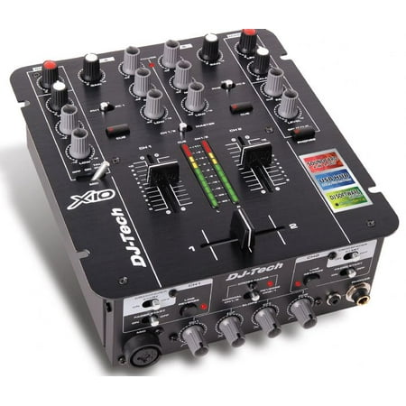 Dj Tech X10 Professional 2-channel Mixer W/integrated Usb (Best 2 Channel Dj Mixer)