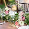 thumbnail image 6 of 10 Packs 10 Inch Metal Floral Hoop Centerpiece with 10 Packs Wood Place Card Holders, Gold Hoop Centerpieces for Table,10 x 10 inch metal flower bands 10 x wooden card clips, 6 of 7