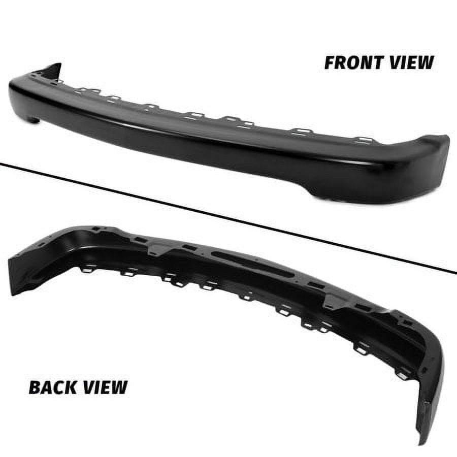 Kojem GM1002367, Automotive Front Bumper Face Bar with Powder Coated Steel for Chevrolet S10 Black