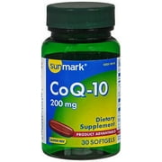 Sunmark CoQ-10 Dietary Supplement Softgels, 200 mg, 30 Count