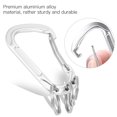 thumbnail image 1 of Multifunctional Aluminium Alloy, Carabiner Mountaineering Lock Outdoor Camping Mousqueton D Buckle Outdoor Accessory Black, 1 of 8