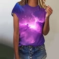 thumbnail image 5 of Warop Unisex Casual T-shirt with Star Print, Short Sleeve and Round Neck for Daily Wear and Leisure Activities, 5 of 6