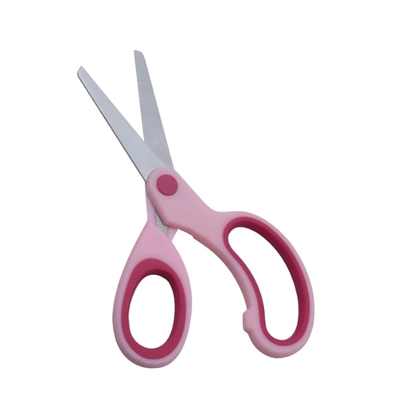 CCOCC Left Handed Scissors with Blunt Tip and Cap, Ergonomic Craft Cutting