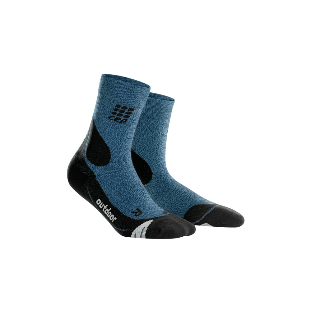 Women’s Outdoor Compression Crew Cut Socks CEP Outdoor Merino MidCut