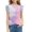 Tie Dye, variant on Arshiner Girls Shirt Short Sleeve Twist Front Tunic T-Shirt for Girls with Cute Flying Sleeves