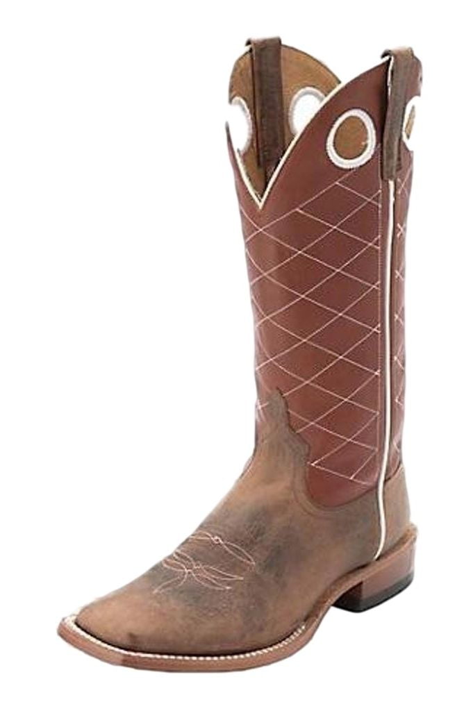 Horse Power Western Boots Mens Leather Cowboy Bison Toast HP1028