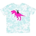 thumbnail image 3 of Inktastic Princess Riding Her T-rex Girls Toddler T-Shirt, 3 of 5