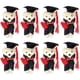 thumbnail image 1 of 8pcs Bear Bouquet Ornamentos de bricolaje DIBLES DE Oso pequeños Muñecas de graduación Regalos Bouquet Bears, 1 of 8