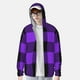 thumbnail image 2 of Fotbe Purple Buffalo Plaid Chaqueta con Protección Solar UPF 50+ para Hombre y Mujer, Camisa con Capucha y Bolsillos-X-Large, 2 of 7