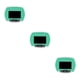 thumbnail image 2 of Wosthever Contador de pasos electrónico para caminar con pantalla LCD Contador de calorías Podómetro digital Jogging Senderismo al aire libre Verde 3piezas, 2 of 6