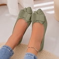 thumbnail image 6 of Women's Pointed Toe Knit Mary Jane Ballet Flats for Office Casual Wear Stretchy Dressy Slip-On Shoes with Arch Support, 6 of 7