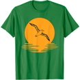 thumbnail image 1 of Flying Bird in Sunset Albatross Bird Flying Albatross T-Shirt, 1 of 2