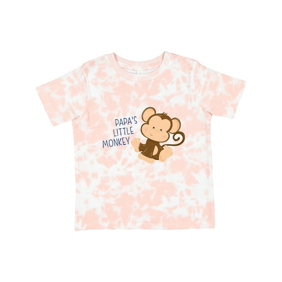 Inktastic Papa's Little Monkey Boys or Girls Toddler T-Shirt