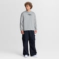 thumbnail image 3 of Men's Fanatics Gray Baltimore Ravens Oversized Type Play Long Sleeve T-Shirt, 3 of 5