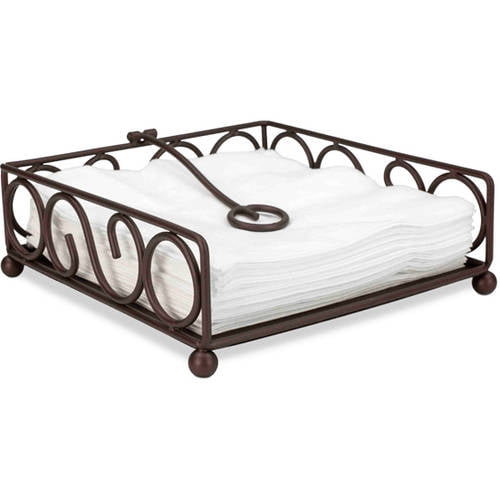 Home Basics Bronze Napkin Holder