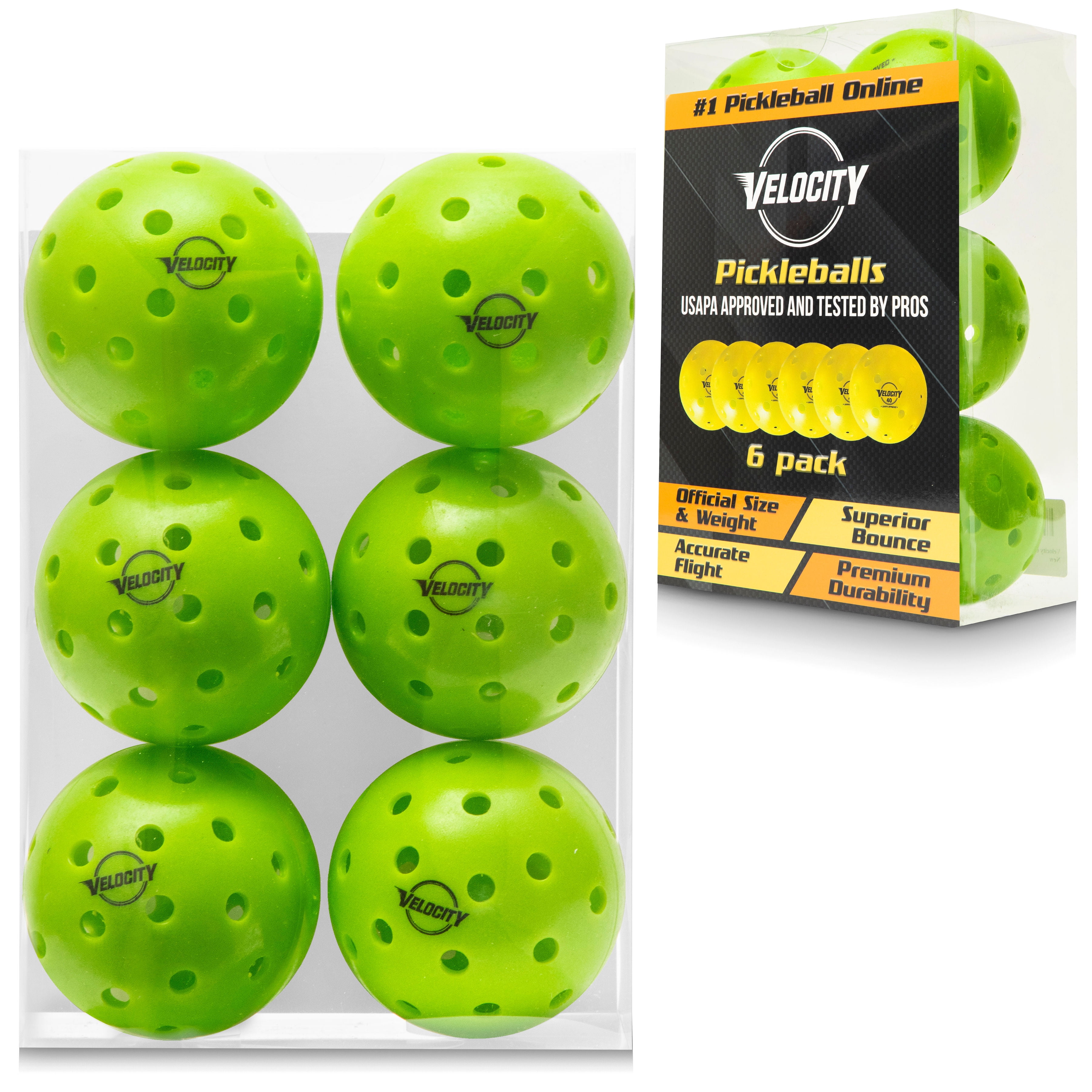 Pickleballs USAPA Approve Pickleball PHYSIZZ Pickleball Balls Outdoor or Indoor Pickle Ball Set 