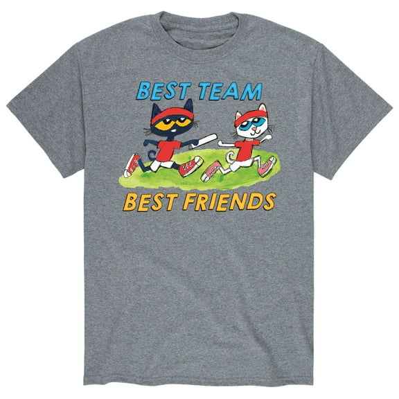 Pete The Cat - Best Team Best Friends - Men's Short Sleeve Graphic T-Shirt