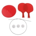 thumbnail image 1 of koolsoo Portable Table Tennis/ Pong Trainer for Beginners Children Kids Indoor / and Hand Coordination Red Plastic, 1 of 9