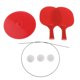 thumbnail image 1 of Pelotas de tenis de mesa, paletas para entrenamiento y práctica - Fáciles de montar Plástico rojo, 1 of 9