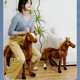 thumbnail image 2 of Juguete de peluche de caballo de simulación de dibujos animados, muñecas de animales realistas, regalo de cumpleaños para niña, decoración del hogar, 28-70cm, 2 of 5