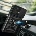 thumbnail image 4 of Armor Shockproof Phone Case For Motorola Moto G53 G73 G13 G23 G62 Edge 40 Pro 30 Neo Ultra G Play 2023 Stylus 5G G Pure Power 2022 E13 E22 Cover With Ring Car Holder Slide Camera Lens Protection Case, 4 of 10
