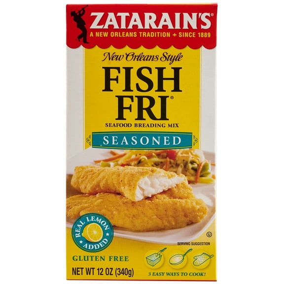 Zatarain's Seasoned Fish Fri, 12.0 oz Box