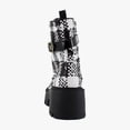 thumbnail image 4 of Betsey Johnson Jonnie Women's Boots Black/White Plaid Size 6.5 M, 4 of 8