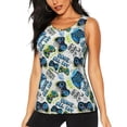 thumbnail image 3 of Goofa Game All Day Printed Womens Workout Tops for Women Sleeveless Yoga Shirts Athletic Running Tank Tops Sleeveless Gym Clothes Workout Apparel-XX-Large, 3 of 9