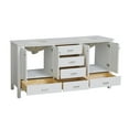 thumbnail image 3 of Horizon 72" Double Bathroom Vanity with White Cabinet and Quartz Top, 3 of 6