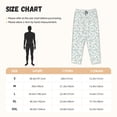 thumbnail image 4 of Lsque Leaf Print Print Women's Pajama Pants, Lounge Pant - Comfortable Home Wear,Elastic Waistband, Stylish Design-XX-Large, 4 of 9
