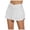 M270 White, variant on Tfken Summer Skirts For Women Elastic Waist Solid Color Mini Skirts With Built In Shorts Sportswear Casual Female Leisure Clothes Black