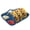 Dark Blue, variant on Silicone Taco Holder, Reusable Taco Plate with Dividers for Hard & Soft Shells - Microwave & Dishwasher Safe Serving Stand, Ideal for Fiesta, Bar, Party, Mint Green