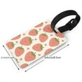 thumbnail image 2 of Kdxio Hand Drawn Strawberry Luggage Tags Privacy Cover ID Label Suitcase Tags Identifiers For School Bags,Suitcases, 2 of 7