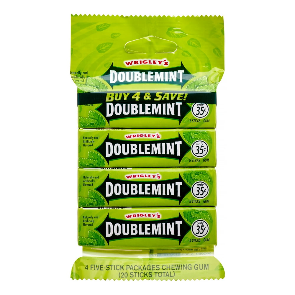 Wrigley's Doublemint Gum, 5 Stk (Innerpack of 10)