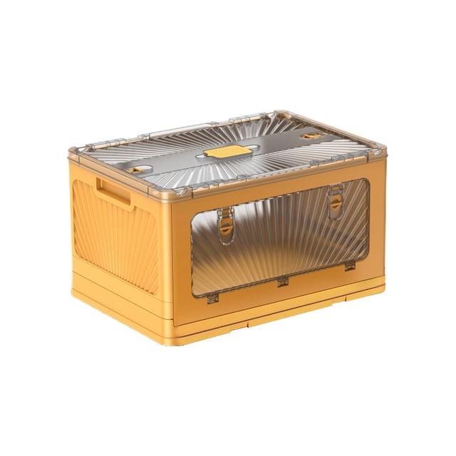 koolsoo Boîte de Rangement Pliable Randonnée Voyage Cuisine Extérieur Imperméable Jaune L
