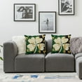 thumbnail image 3 of COMIO  St Patricks Day Pillow Covers  Shamrock Black Golden Throw Pillowcase Farmhouse Home Sofa Decor Pillowcase Happy St. Patrick's Day Decoration Cushion Cases 2pc, 3 of 6