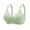 Green, variant on oqasdz Womens Bras Comfortable New No Underwire Soft Adjustable Straps Breathable Gathering Bra