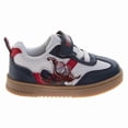 thumbnail image 2 of Marvel Spiderman Design Boys Court Sneakers (Toddler Little Kids), Navy White, Size: 9, 2 of 7