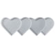 thumbnail image 4 of Molde En Forma De Corazón 4 moldes de corazón de cristal para manualidades, regalo de recuerdo (A) Ndcxsfigh Libre de BPA, 4 of 9