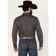 thumbnail image 4 of Blue Ranchwear Men's Rustler Solid Twill Long Sleeve Snap Stretch Western Work - BRSP24W72-CH X-, 4 of 4