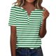 thumbnail image 1 of mfyjkho Tops Deportivos Para Mujer, Camiseta De Manga Corta Con Cuello En V Y Estampado Para Mujer, Top Holgado, Top De Manga Corta Tops Para Hacer Ejercicio Xl, 1 of 7