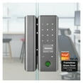 thumbnail image 2 of Door Lock, Smart Lock With Glass Door Biometric Fingerprint Lock For Tuya App Keyless Entry Fingerprint/Password/NFC/Card/Key/App ,Easy to Install, 2 of 6